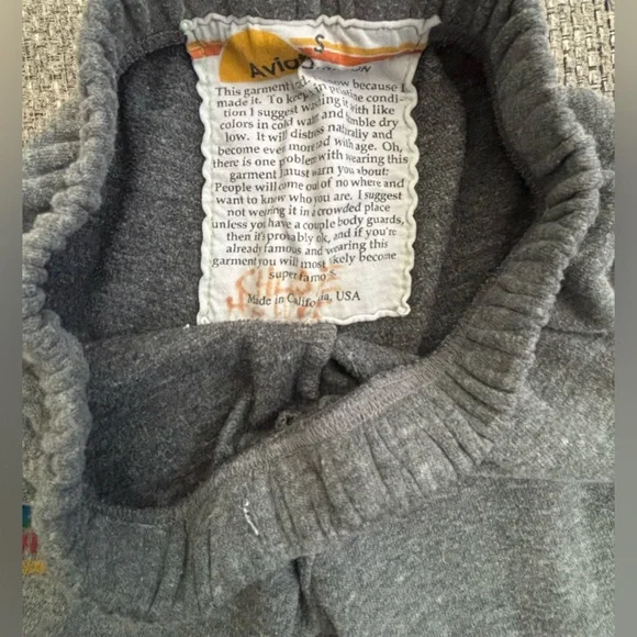 Aviator Nation 🌈 Grey Venice Logo Sweatshirt & Miami Logo Sweatpants Size Small - Picture 13 of 13